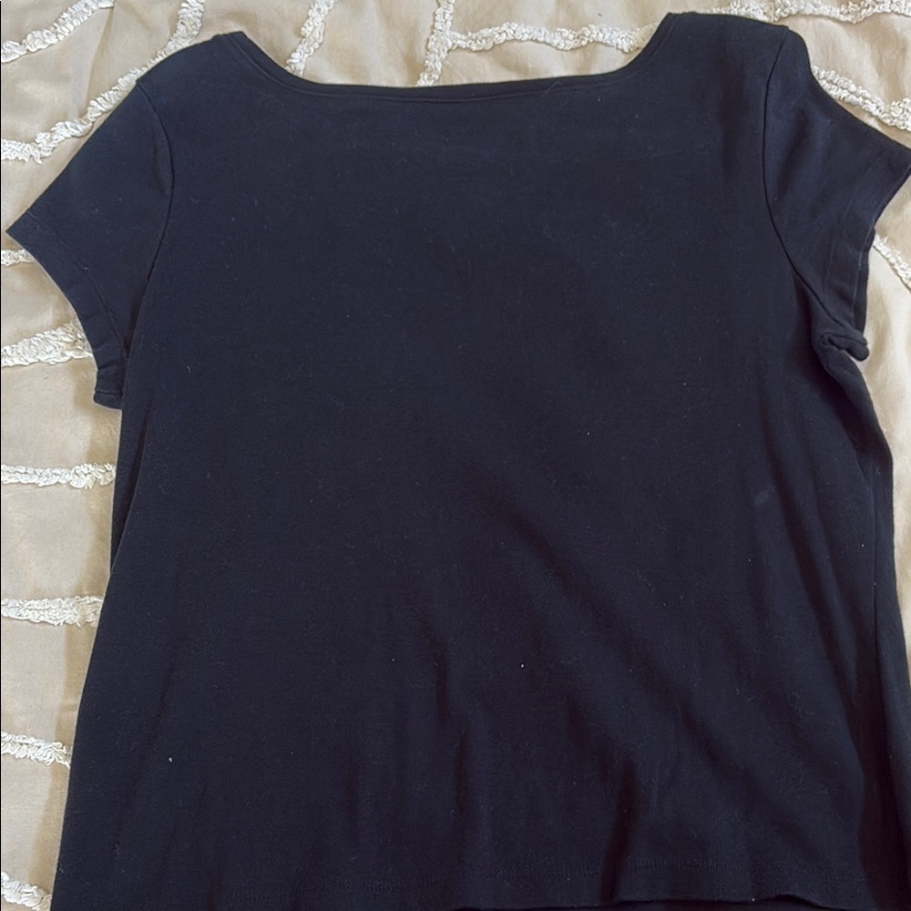 High Sierra Black Embellished Short Sleeve Tee - Picture 4 of 4